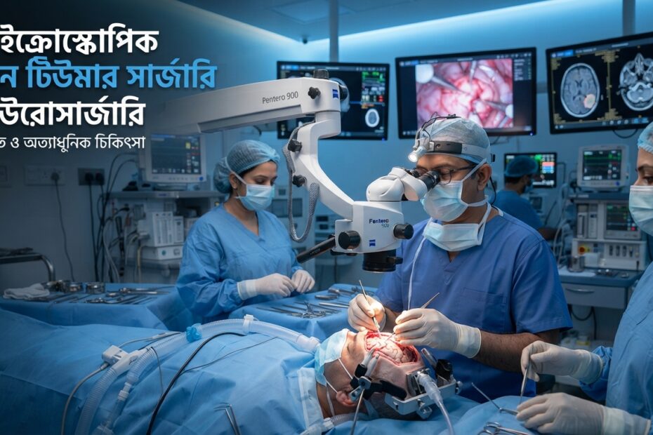 মাইক্রোস্কোপিক ব্রেন টিউমার সার্জারি (Microscopic Brain Tumor Surgery) নিউরোসার্জারি